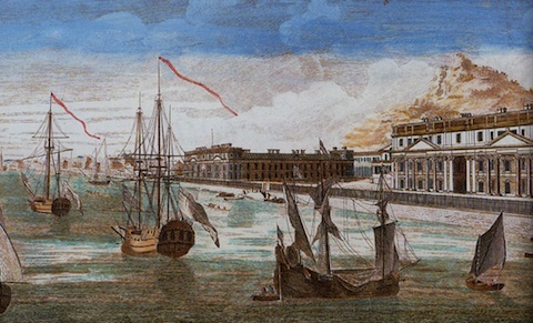 Storehouses of the Compagnie des Indes�in Pondich�ry.  Mus�e de la Compagnie des Indes (image available at http://goo.gl/JkSk66)
